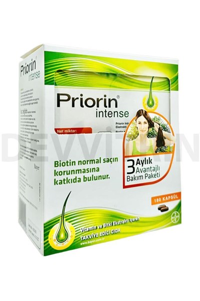 Priorin Intense 120 Kapsül + 60 Tablet Saç Bakım Priorin Intense 60 + 120 Saç Dökülmesini Önleyici KapsülPriorin