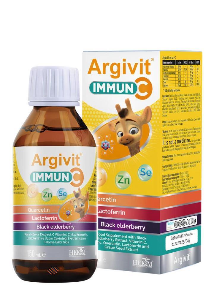Argivit Immun C Şurup 150 mlArgivit Immun C Şurup 150 mlArgivit