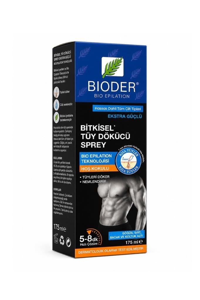 Bioder Erkek 175 ml Tüy Dökücü SpreyBioder