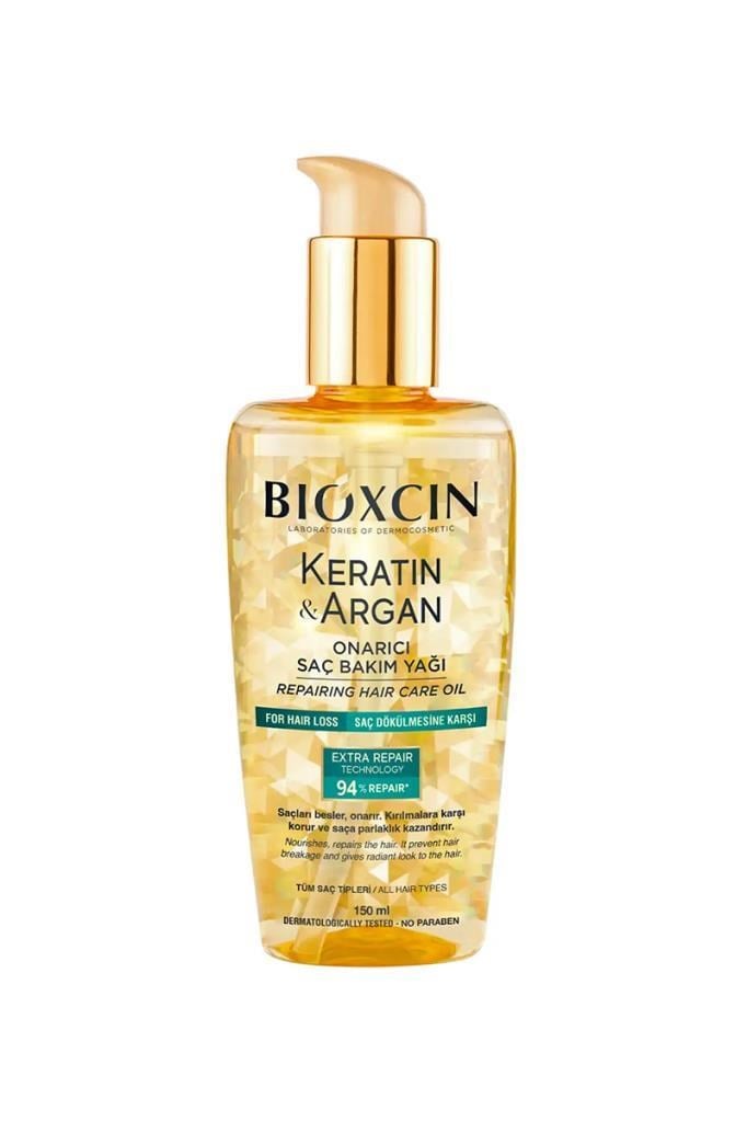 Bioxcin Keratin & Argan Onarıcı 150 ml Bakım YağıBioxcin Keratin & Argan Onarıcı 150 ml Saç Bakım YağıBioxcin
