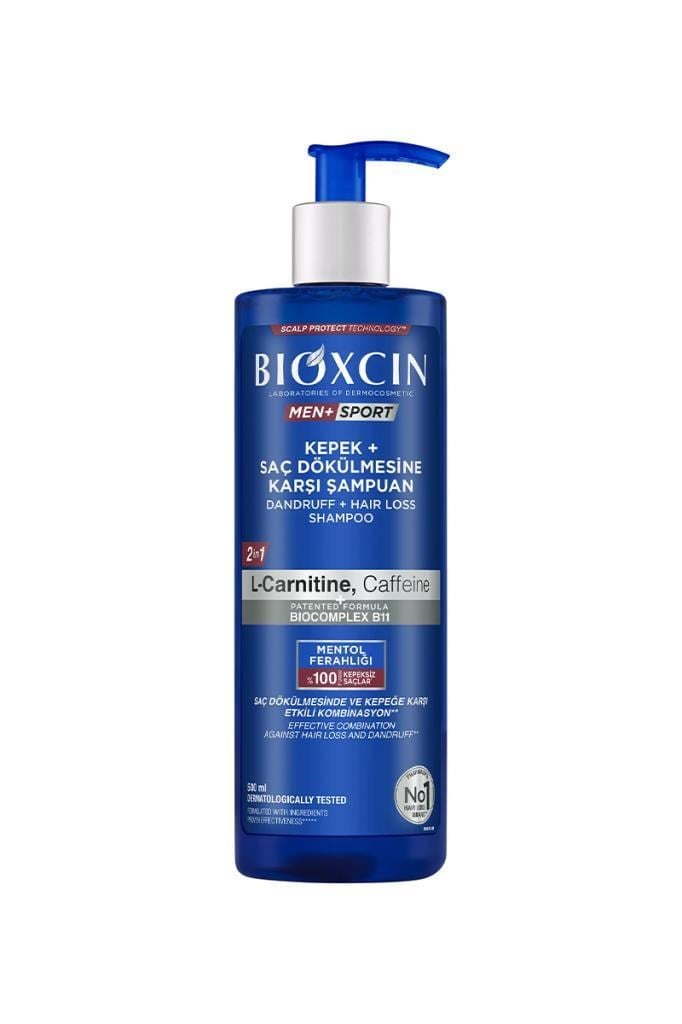 Bioxcin Men+ Sport 500 ml Kepek ŞampuanıBioxcin Men+ Sport 500 ml Saç Dökülmesine Karşı Kepek ŞampuanıBioxcin