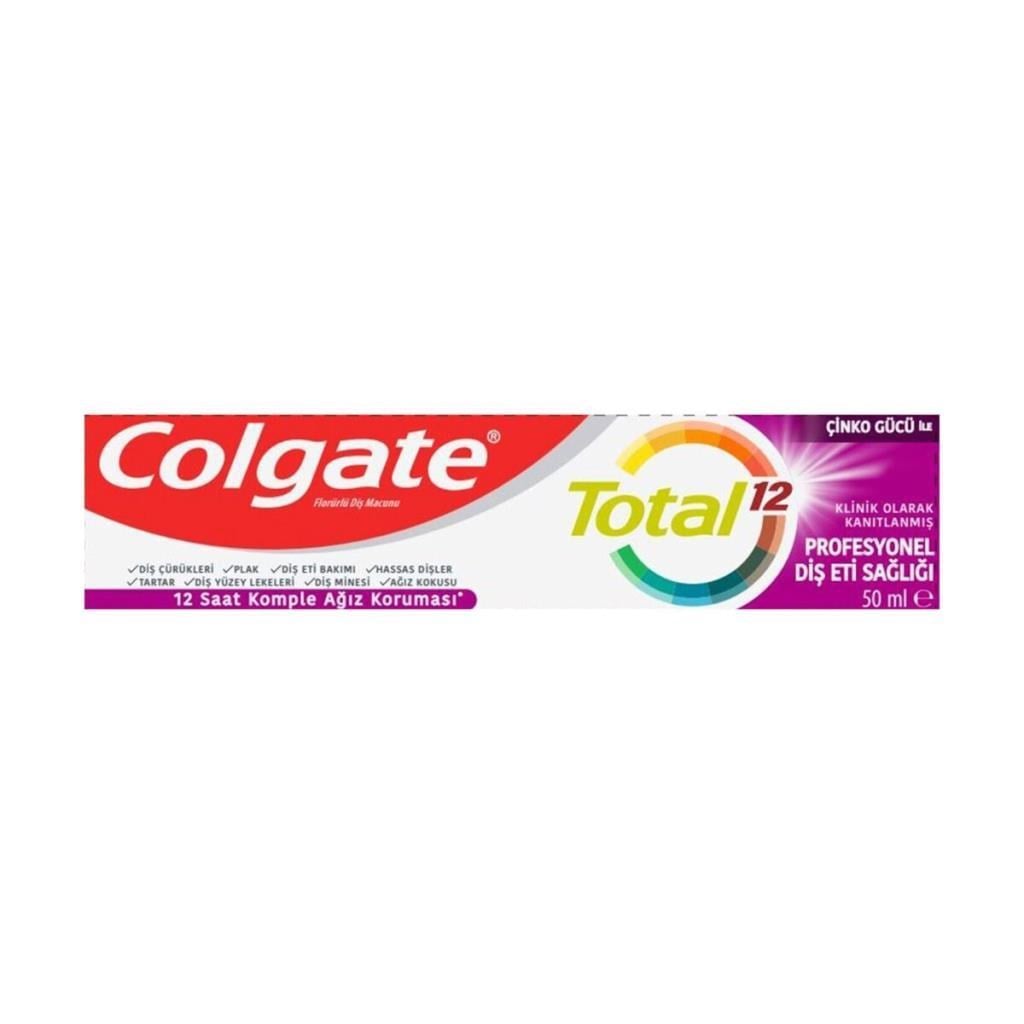 Colgate Total Profesyonel Diş Eti Sağlığı Florürlü Diş Macunu 50 mlColgate Total Profesyonel Diş Eti Sağlığı Florürlü Diş Macunu 50 mlColgate