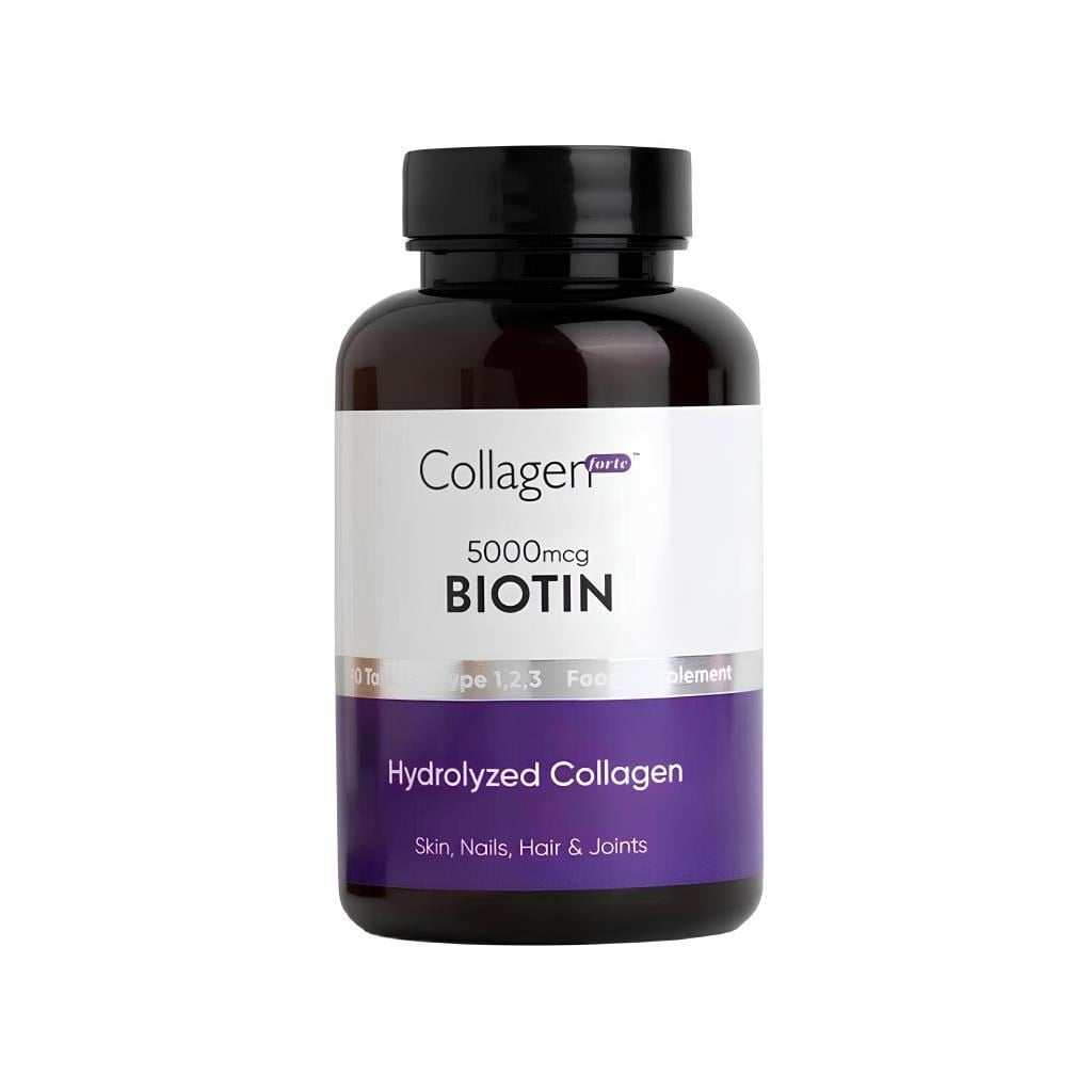 Collagen Forte Platinum 90 Tablet Biotin 5000mcg Collagen Forte Platinum Biotin 5000mcg & Kolajen 1500mg X 90 Tablet, Saç Vitamini Güçlendirici Gıda TakviyesiCollagen Forte