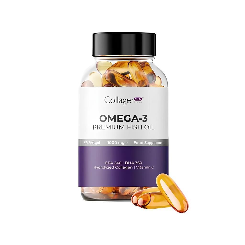 Collagen Forte Platinum Omega 3 1000 mg 90 Kapsül Collagen Forte Platinum Omega 3 Premium 1000 mg 90 KapsülCollagen Forte