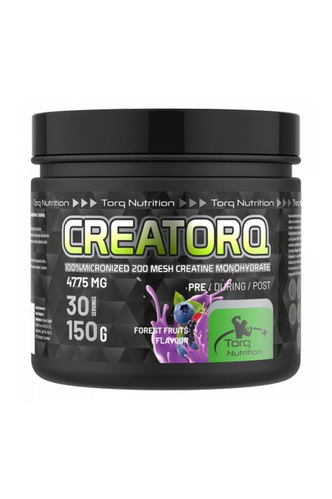 Creatorq Mikronize Kreatin 150 Gr Orman Meyveli Creatorq %100 Micronized Creatine Monohydrate Orman Meyveli 150 Gr - 30 ServisTorq Nutrition