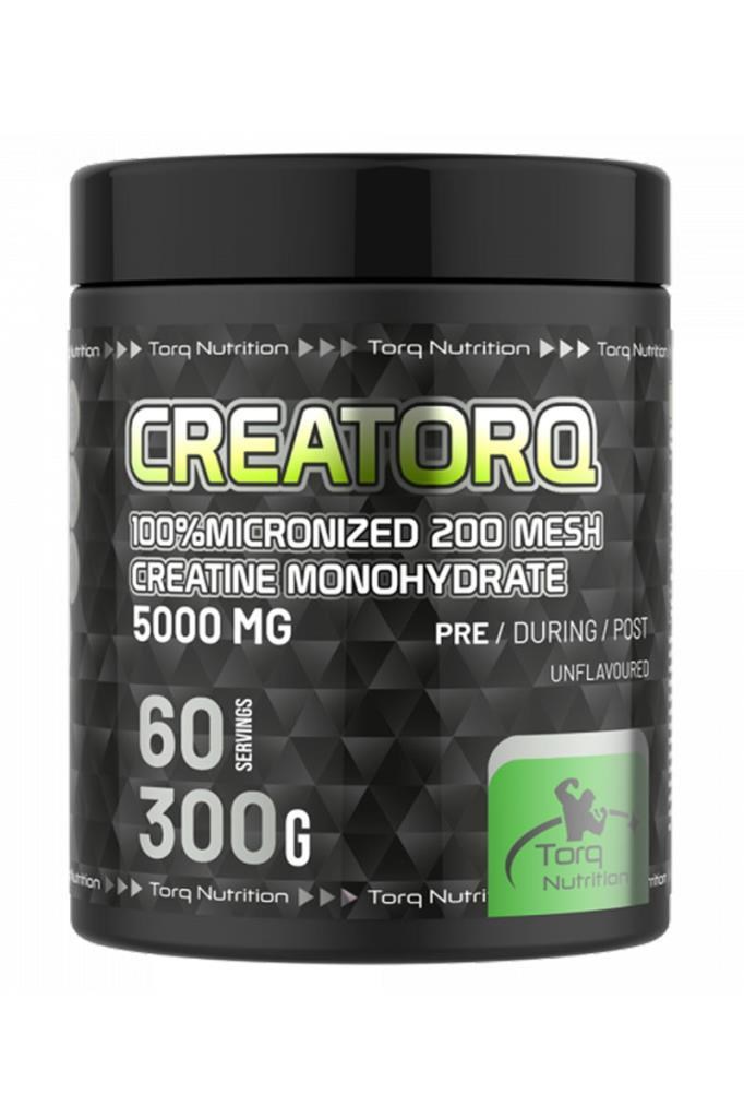 Creatorq Kreatin Monohidrat 300 Gr 60 Servis Creatorq %100 Micronized Creatine Monohydrate Aromasız 300 Gr - 60 ServisTorq Nutrition
