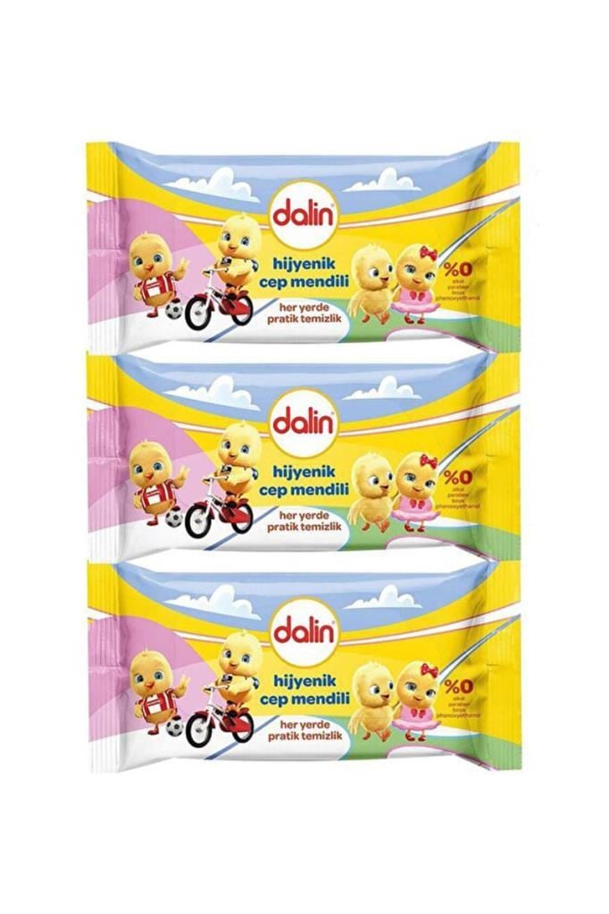 Dalin Hijyenik Islak Cep Mendil 3lü 15 YaprakDalin Hijyenik Islak Cep Mendil 3lü 15 YaprakDalin