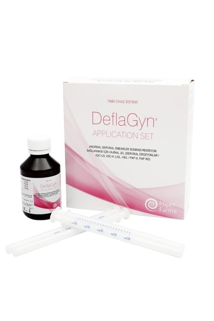 DeflaGyn Application Set - 150 ml Jel + 28 AplikatörDeflaGyn Application Set - 150 ml Jel + 28 Tek Kullanımlık AplikatörDeflagyn