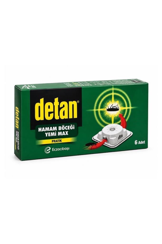 Detan Hamam Böceği Yemi Max Pratik 6lıDetan