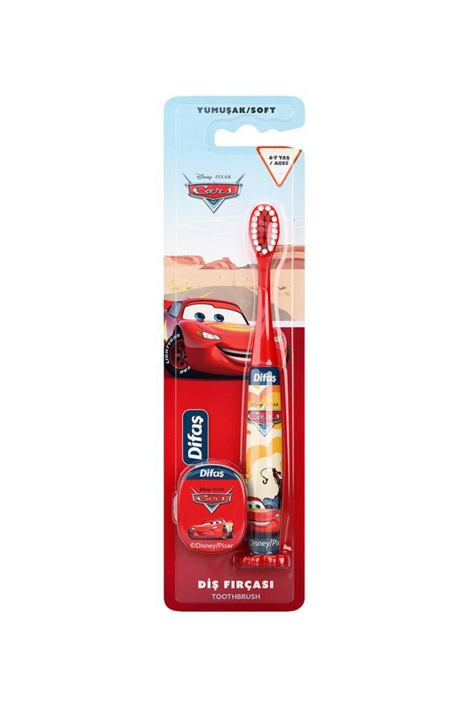 Difaş Disney Lisanslı Cars 4-7 Yaş Yumuşak Çocuk Diş FırçasıDifaş