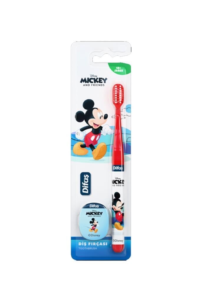 Difaş Disney Lisanslı Mıckey 15+ Yaş Orta Çocuk Diş FırçasıDifaş