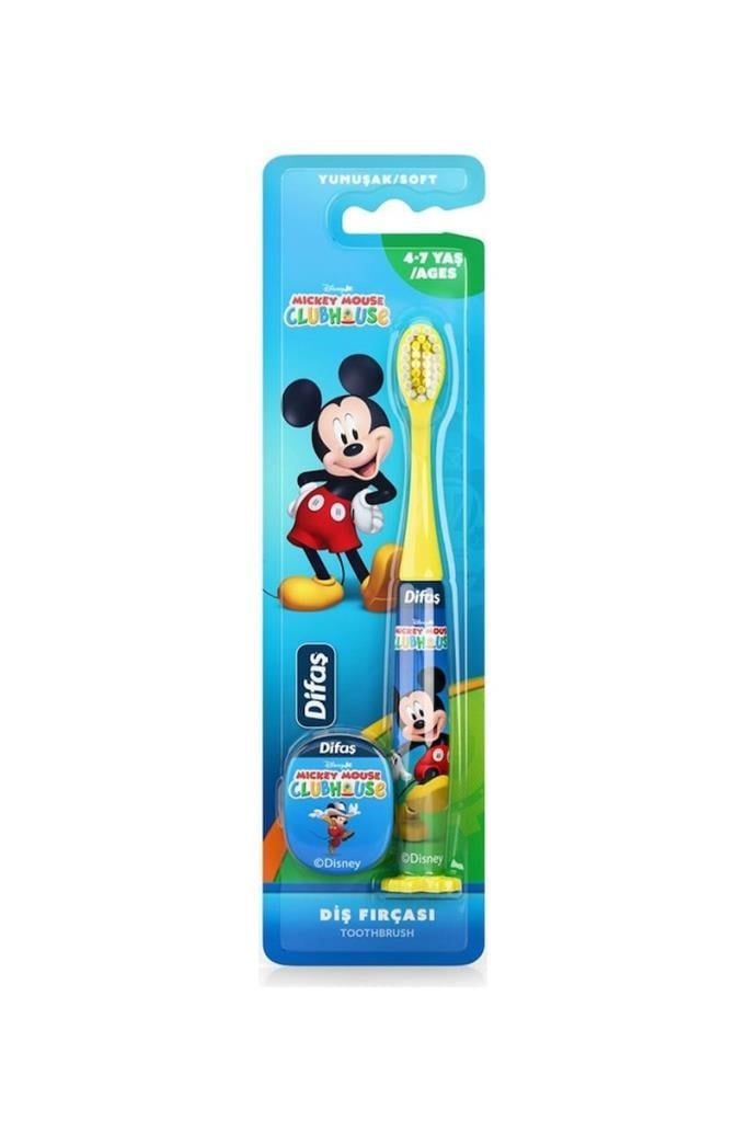 Difaş Disney Lisanslı Mıckey Mouse 4-7 Yaş Çocuk Diş FırçasıDifaş