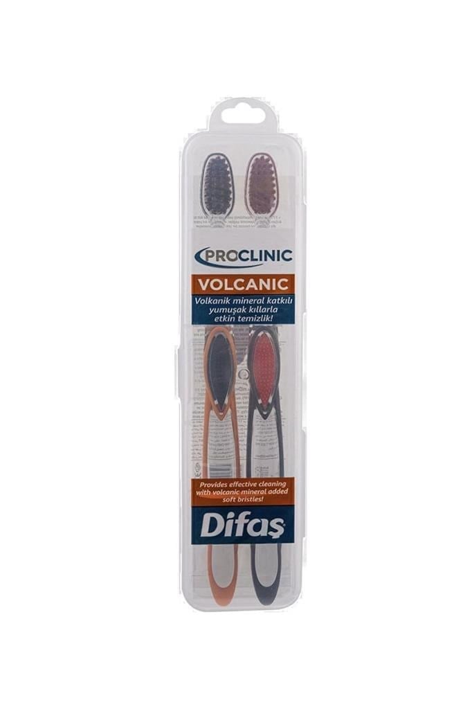 Difas Proclinic Volcanic 2li Diş Fırçası SetiDifaş Proclinic Volcanic 2li Diş FırçasıDifaş