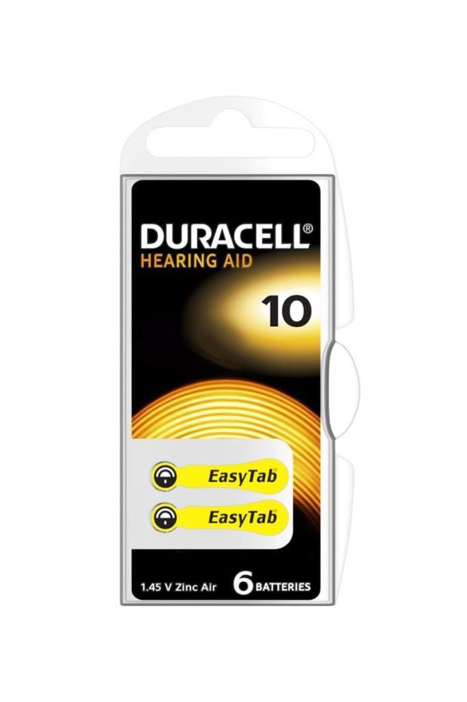 Duracell Activair 10 Numara 6lı İşitme Cihazı PiliDuracell Activair 10 Numara 6lı İşitme Cihazı PiliDuracell