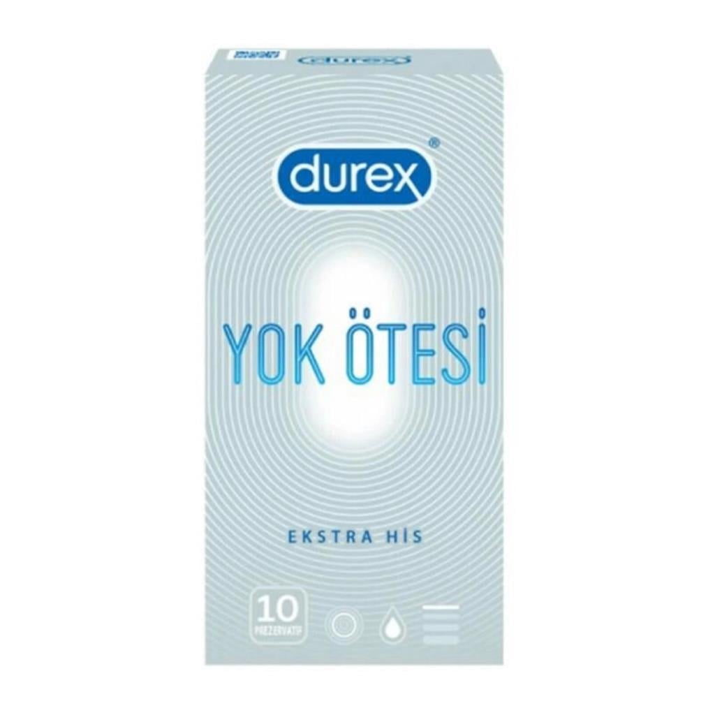 Durex Yok Ötesi Ekstra His 10'lu PrezervatifDurex Yok Ötesi Standart  Fit  Ekstra His Prezervatif 10luDurex