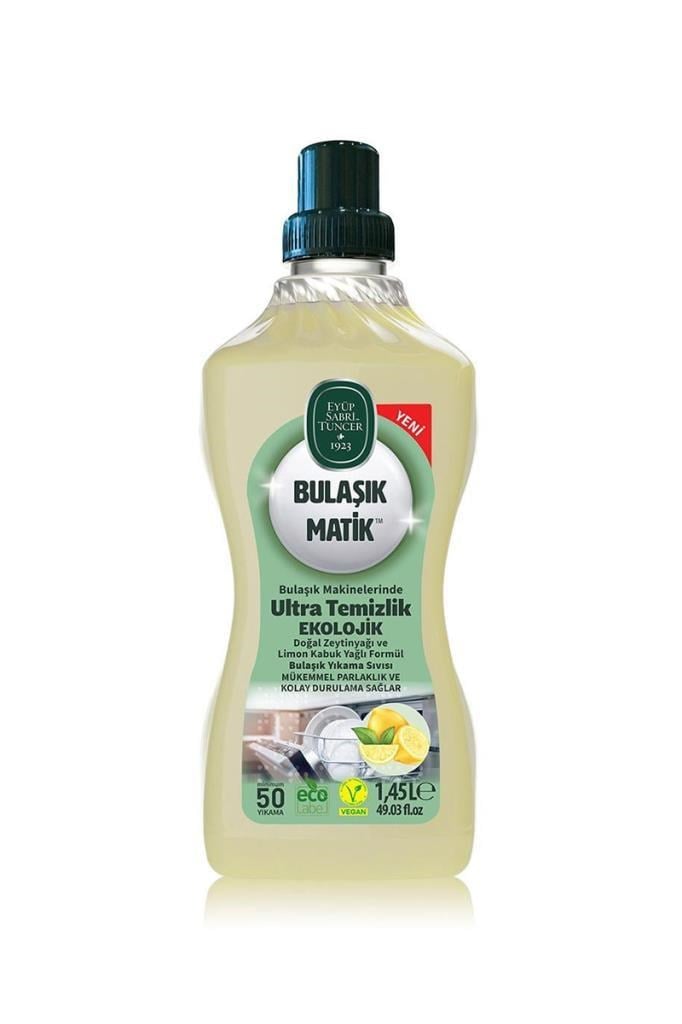 EST Zeytinyağı ve Limonlu Sıvı Bulaşık Deterjanı 1.45 ltEyüp Sabri Tuncer Zeytinyağı ve Limon Kabuk Yağlı Sıvı Bulaşık Deterjanı 1.45 ltEyüp Sabri Tuncer