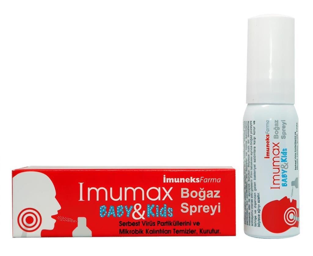 Imumax Baby & Kids Boğaz Spreyi 20 mlImumax Baby & Kids Boğaz Spreyi 20 mlImuneks