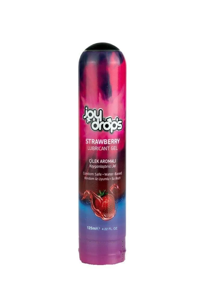 Joy Drops Kayganlaştırıcı Jel Çilek 125 ML  Joy Drops Kayganlaştırıcı Jel Çilek Aromalı 125 mlJoyDrops