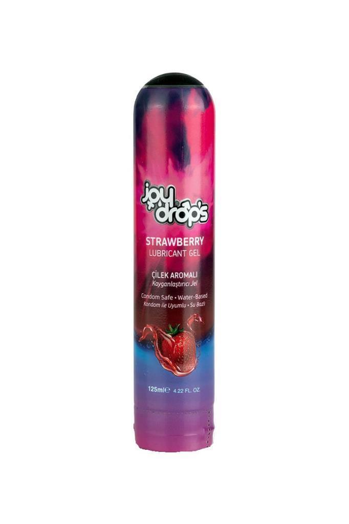 Joy Drops Kayganlaştırıcı Jel Çilek 125 ML  Joy Drops Kayganlaştırıcı Jel Çilek Aromalı 125 mlJoyDrops
