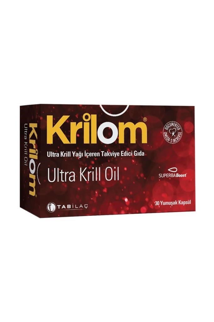 Krilom Ultra Krill Oil 30 Kapsül Fiyatı ve YorumlarıKrilom Ultra Krill Oil 30 KapsülKrilom