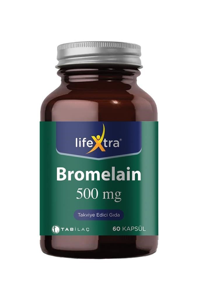 Lifextra Bromelain 500 mg 60 KapsülLifextra