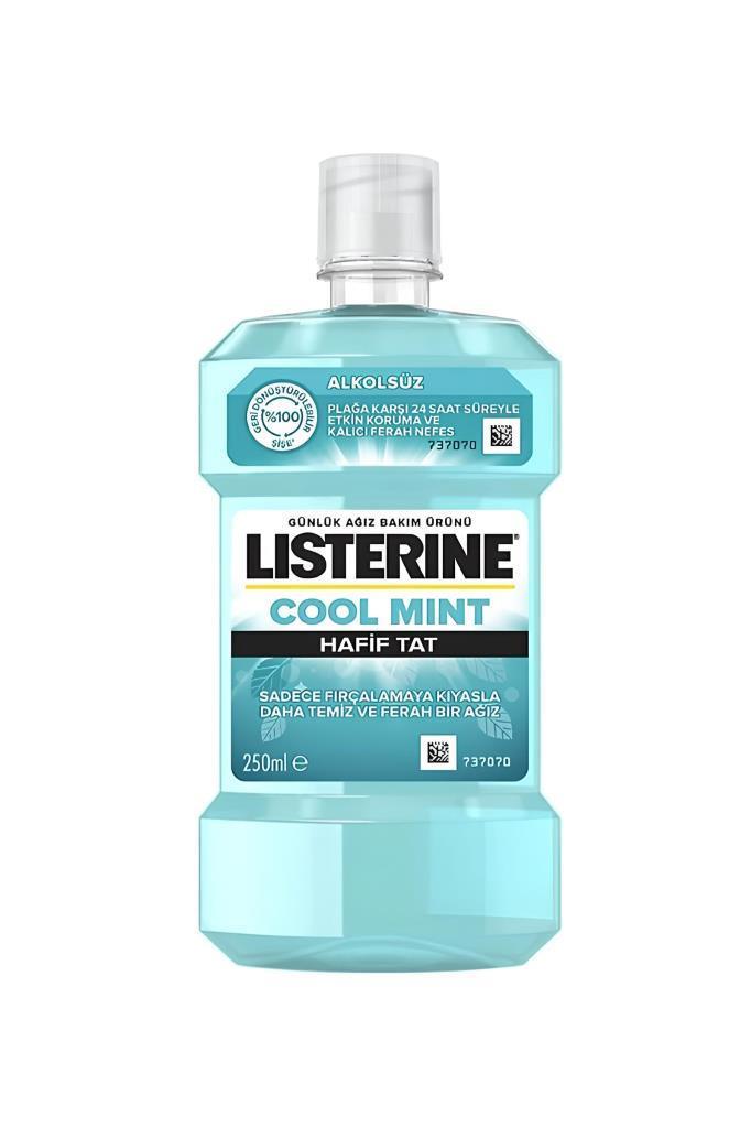 Listerine Cool Mint Hafif Tat 250 ML Gargara  Listerine Cool Mint Hafif Tat Gargara 250 mlListerine