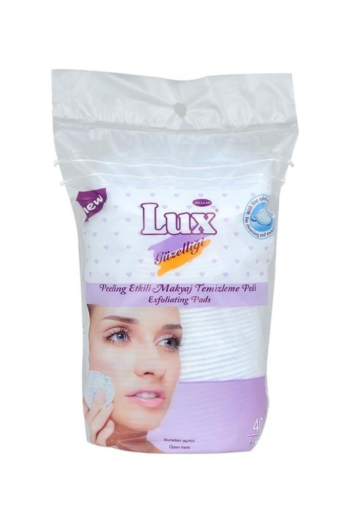Lux Peeling Etkili Makyaj Temizleme Pamuğu 40 Adet  Lux Peeling Etkili Makyaj Temizleme Pamuğu 40 AdetLUX
