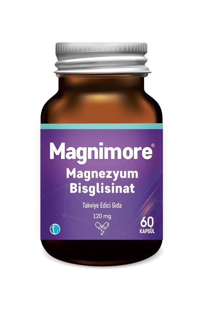 Magnimore Magnezyum Bisglisinat 60 KapsülMagnimore Magnezyum Bisglisinat 60 KapsülMagnimore