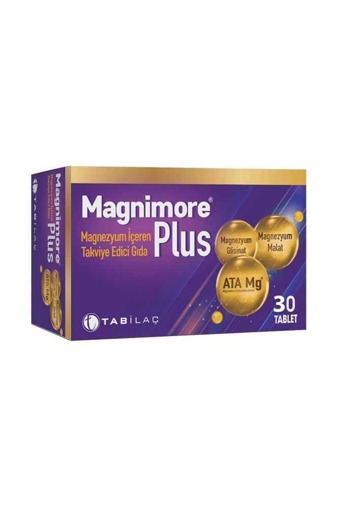 Magnimore Plus 30 Tablet Magnezyum Takviyesi  Magnimore Plus 30 TabletMagnimore