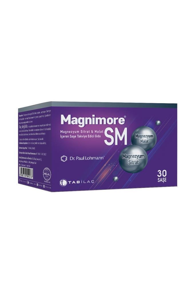 Magnimore SM 30 Saşe Magnezyum Takviyesi  Magnimore SM 30 SaşeMagnimore