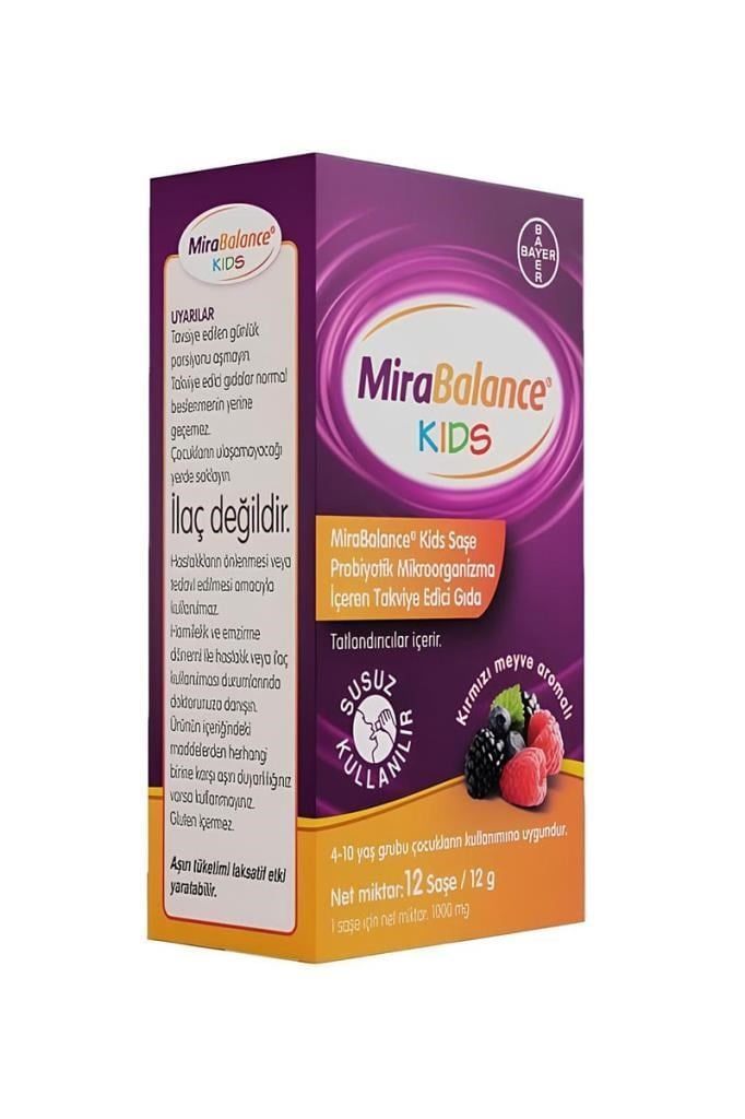 MiraBalance Kids 12 Şase Probiyotik Takviye  Mirabalance Kids 12 ŞaseMirabalance