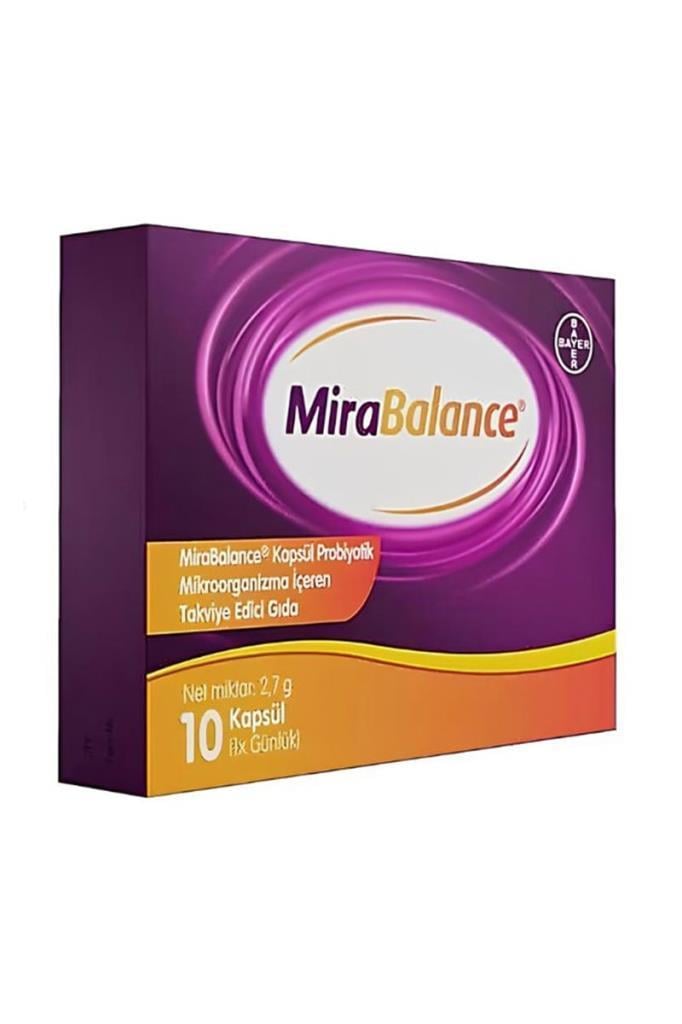 MiraBalance Probiyotik 10 Kapsül Takviye  Mirabalance Probiyotik 10 KapsülMirabalance