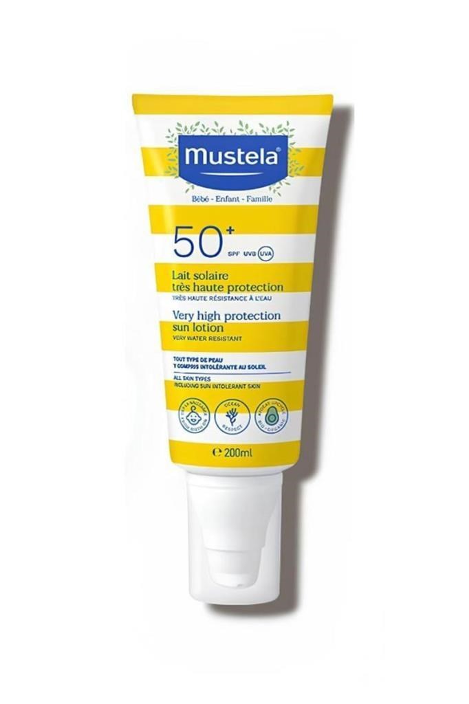 Mustela SPF 50+ Güneş Losyonu 200 ml | Fiyatı ve Yorumları   Mustela Çok Yüksek Koruma 50 Faktör Güneş Losyonu 200 mlMustela