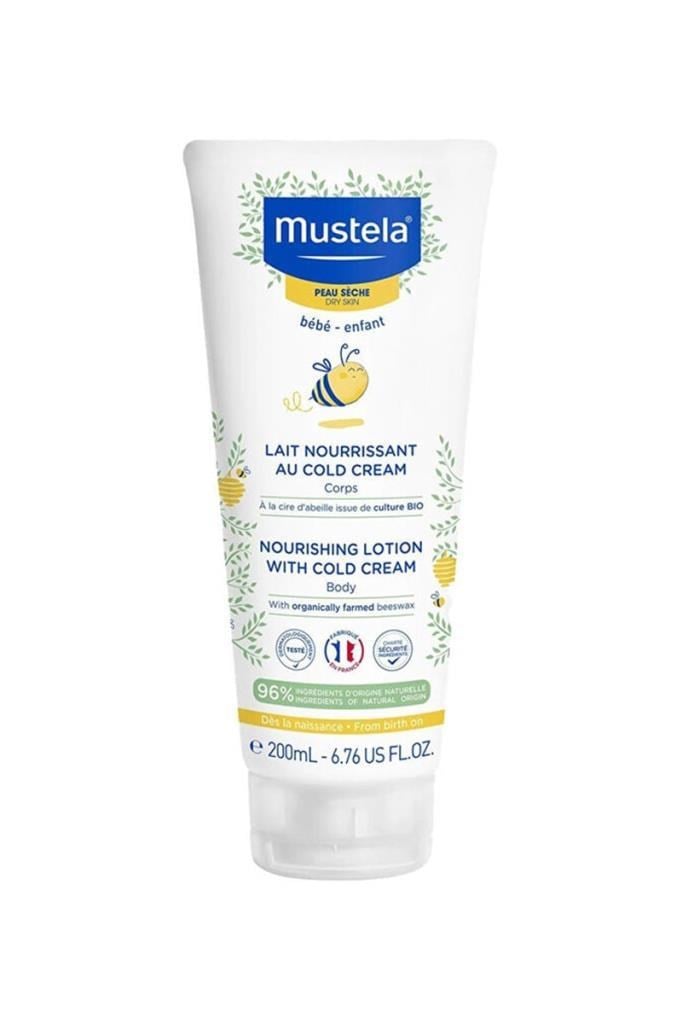 Mustela Vücut Losyonu 200 ml Cold Cream    Mustela Cold Krem İçeren Besleyici Vücut Losyonu 200 mlMustela