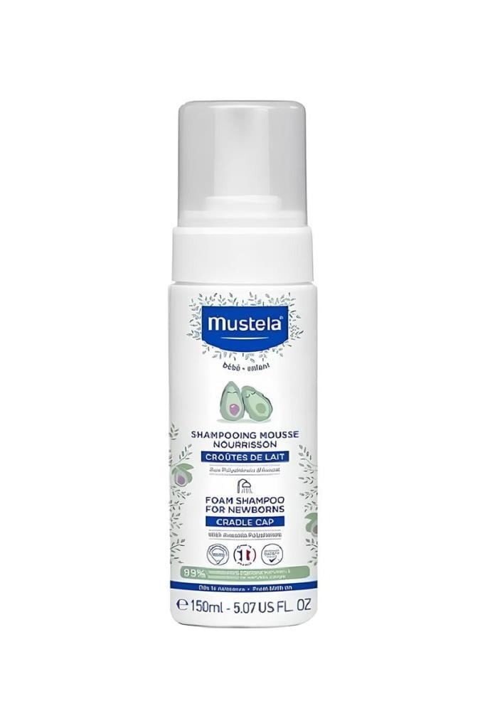Mustela Konak Şampuanı 150 ml Köpük Form    Mustela Konak Önleyici Yenidoğan Köpük Şampuanı 150 mlMustela