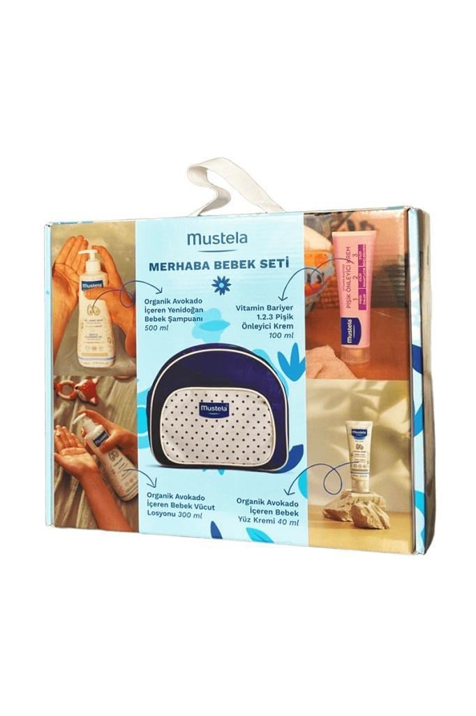 Mustela Merhaba Bebek Bakım Seti 5 Parça    Mustela Merhaba Bebek Bakım SetiMustela