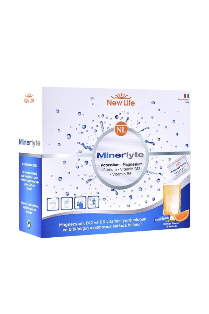 New Life Minerlyte 12 Saşe Elektrolit Takviyesi  New Life Minerlyte 12 SaşeNew Life