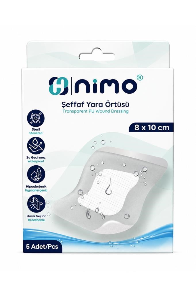 Nimo Şeffaf Yara Örtüsü 8x10 cm 5liNimo