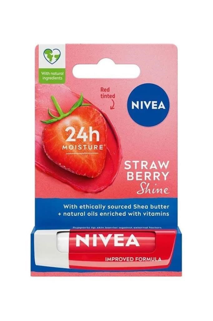 Nivea Dudak Bakım Kremi - Çilek 48 grNivea Çilek Dudak Bakım Kremi 4,8 grNivea