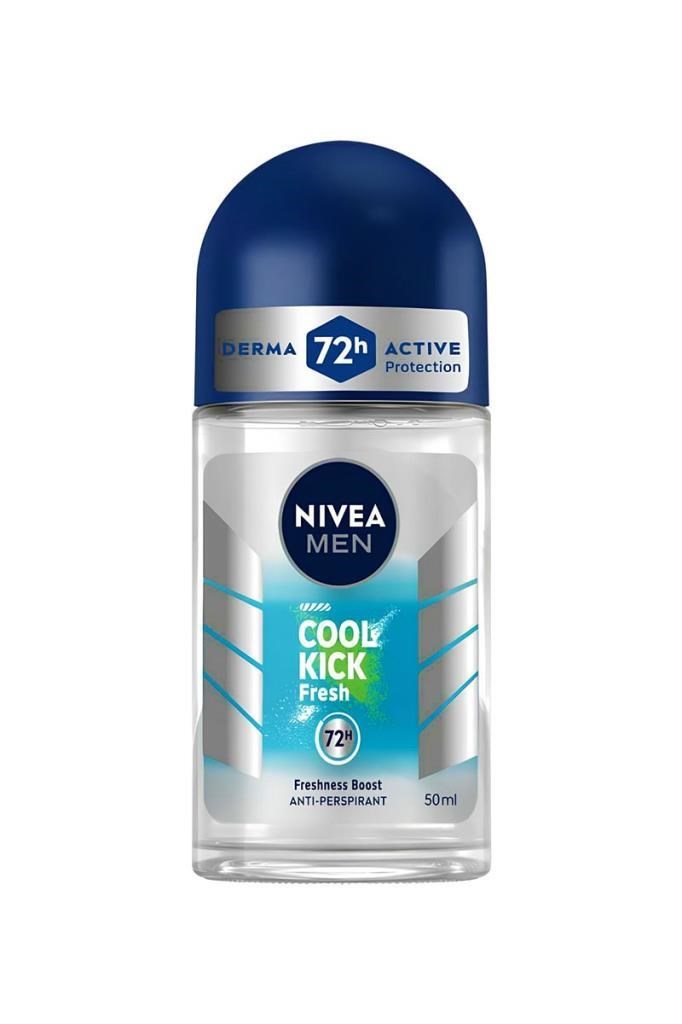 Nivea Men Cool Kick Fresh 50 ML Roll On | Gün Boyu EtkiliNivea Men Cool Kick Fresh 50 ml Erkek Roll-OnNivea