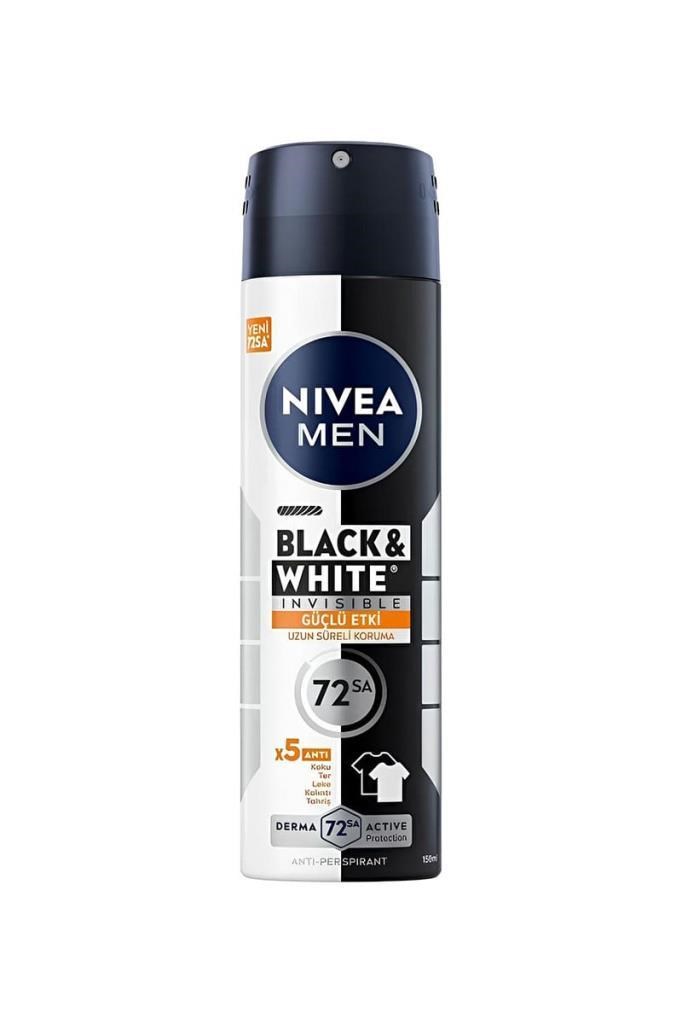 Nivea Men Invisible Black & White 150 ML DeodorantNivea Men Invisible Black & White Güçlü Etki 150 ml Erkek DeodorantNivea