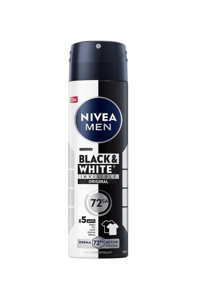 Nivea Men Invisible Black & White 150 ML DeodorantNivea Men Invisible Black & White Original 150 ml Erkek DeodorantNivea