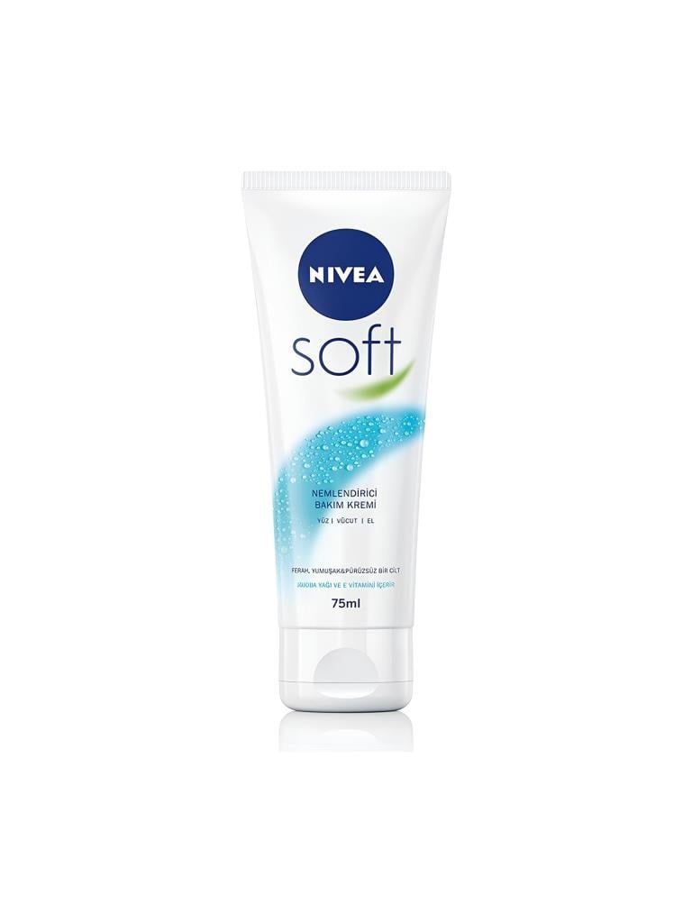 Nivea Soft Nemlendirici Bakım Kremi | 75ml Nivea Soft Tüp Nemlendirici Bakım Kremi 75 mlNivea