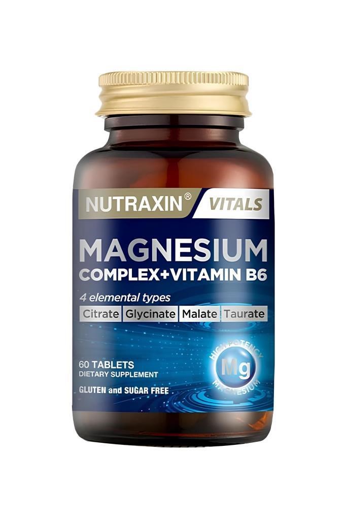 Nutraxin Magnesium Complex Vitamin B6 60 TabletNutraxin Magnesium Complex + Vitamin B6 60 TabletNutraxin