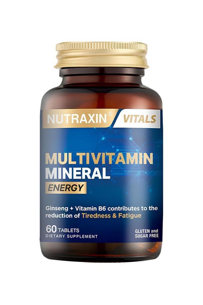 Nutraxin Multivitamin Mineral Energy 60 TabletNutraxin Multivitamin Mineral Energy 60 TabletNutraxin