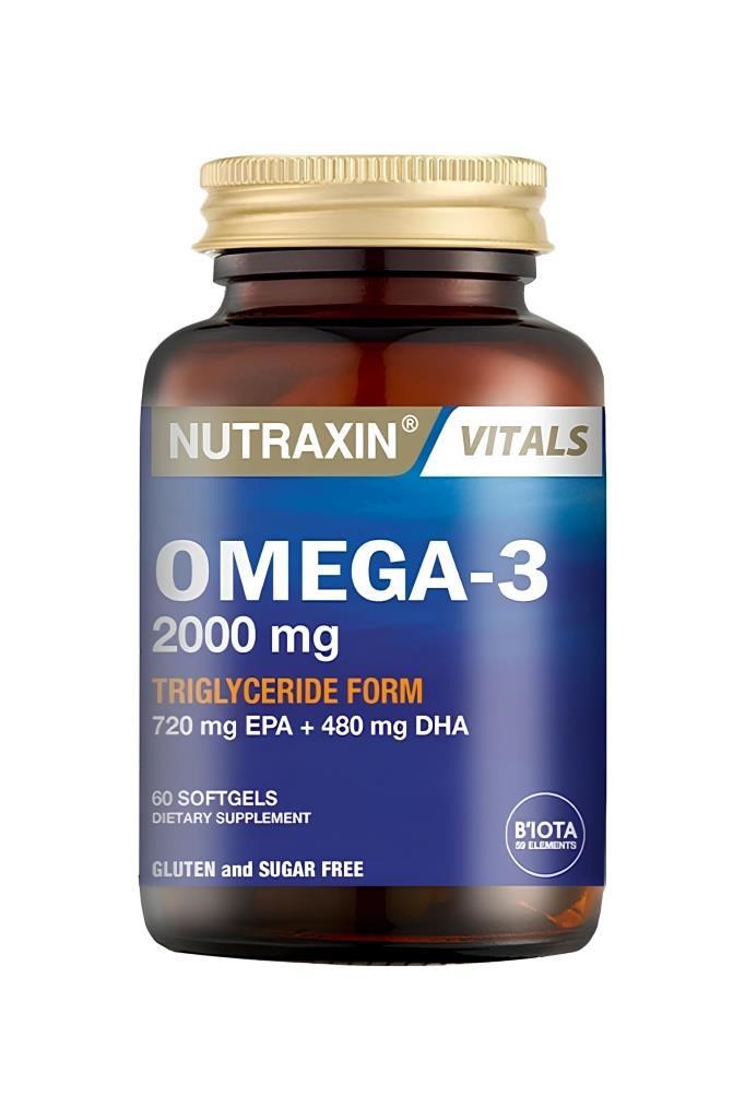 Nutraxin Omega 3 Balık Yağı 2000 mg 60 KapsülNutraxin Omega 3 Balık Yağı 2000 mg 60 KapsülNutraxin