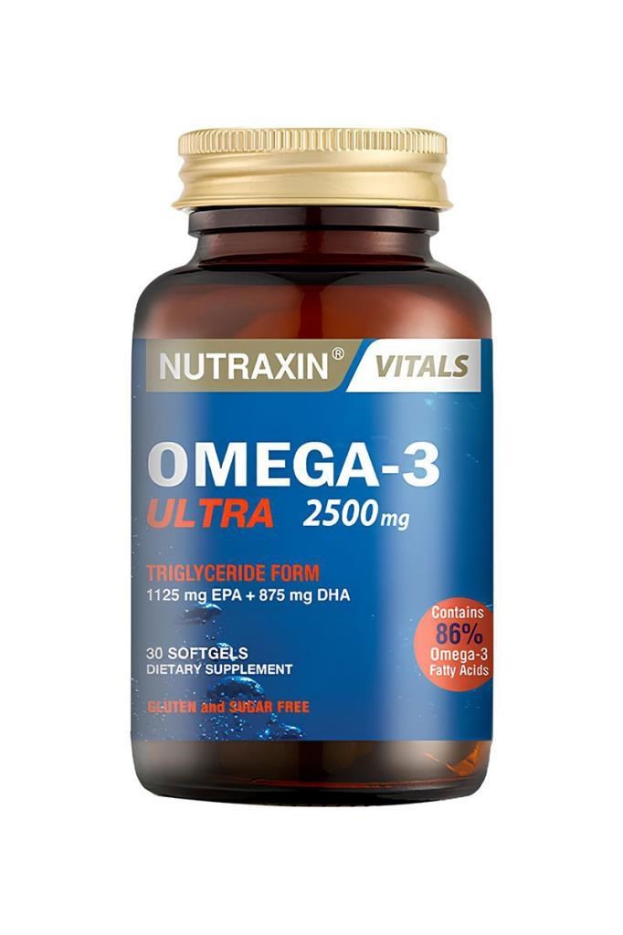 Nutraxin Omega 3 Ultra 2500 mg 30 KapsülNutraxin Omega 3 Ultra 2500 mg 30 KapsülNutraxin
