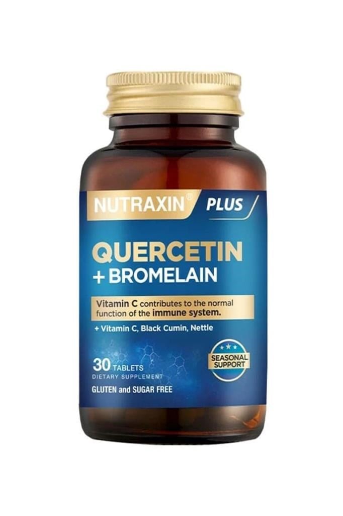 Nutraxin Quercetin + Bromelain 30 TabletNutraxin Quercetin + Bromelain 30 TabletNutraxin