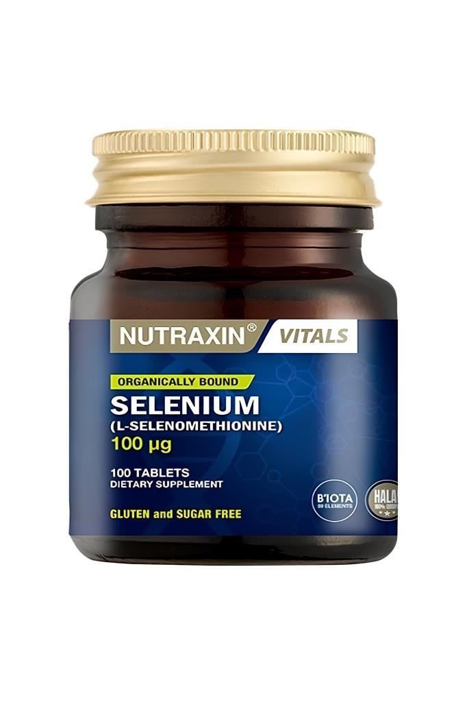 Nutraxin Selenium 100 mcg 100 Tablet TakviyeNutraxin Selenium 100 mcg 100 TabletNutraxin