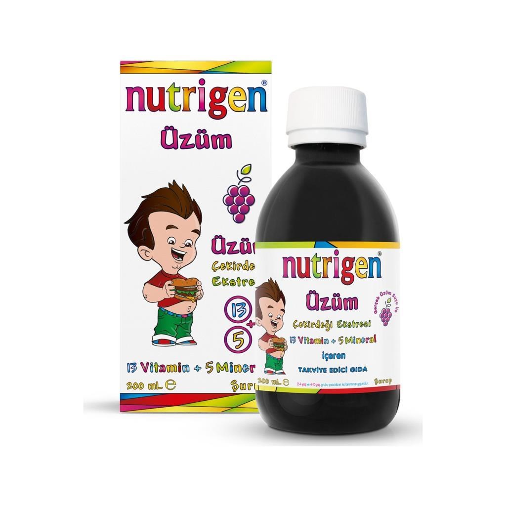 Nutrigen Üzüm Çekirdeği Ekstreli Şurup 200 mLNutrigen Üzüm Çekirdeği Ekstreli Pediatrik Şurup 200 mlNutrigen